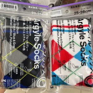 FM-菱形彩色中筒襪